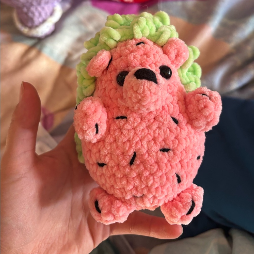 Crochet Hedgehog Toy